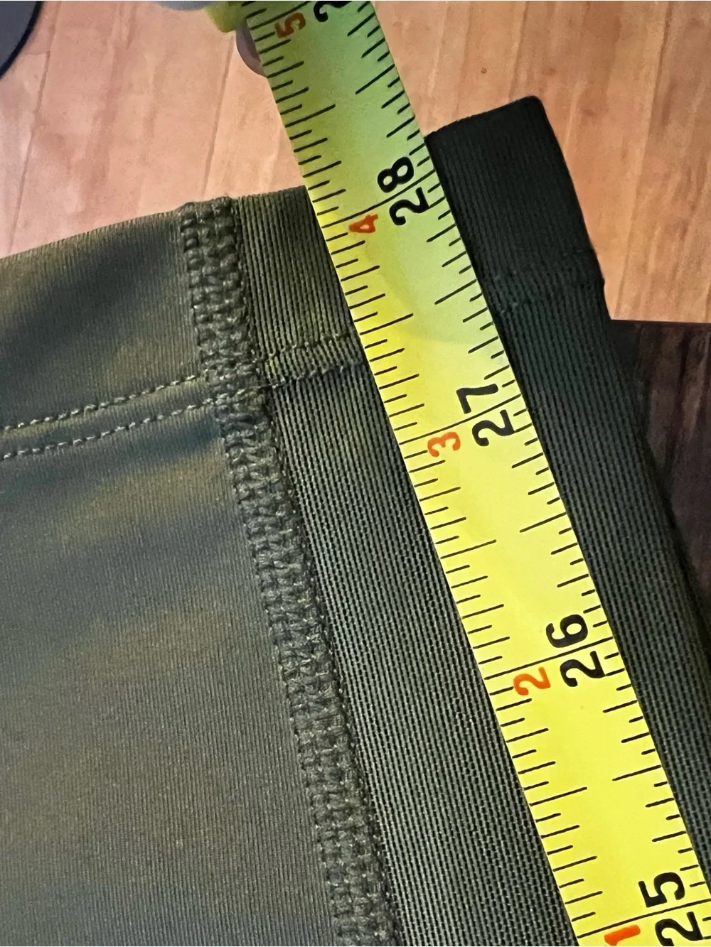 Nike Woman’s Olive Performance Leggings with Swoosh size L